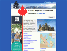 Tablet Screenshot of canada-maps.org